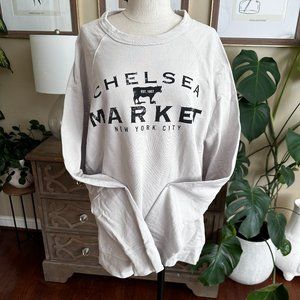 Buck Mason Chelsea Market Premium Crew Neck Sweatshirt - Large